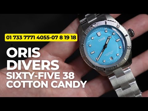 Oris Divers Sixty-Five 38 Cotton Candy 01 733 7771 4055-07 8 19 18