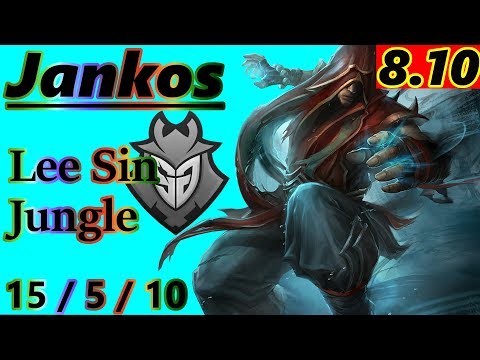 Jankos as Lee Sin Jungle - S8 Patch 8.10 - EUW Challenger - Full Gameplay
