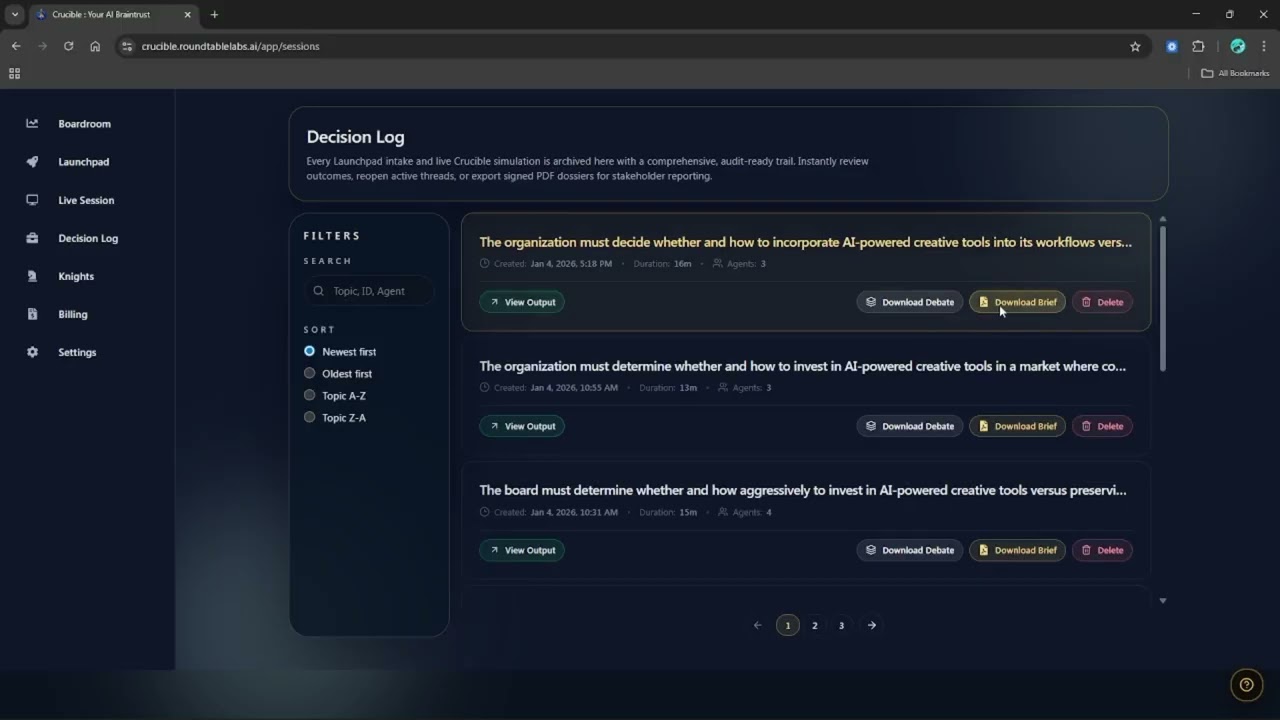 Crucible - Your AI Braintrust - Introduction