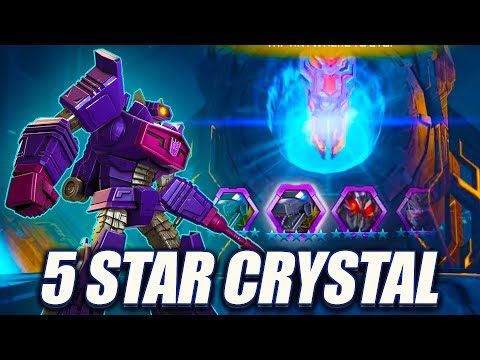 5 STAR BOT CRYSTAL OPENING - Transformers: Forged To Fight