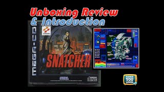 Unboxing Snatcher - SEGA Mega CD, Intro Gameplay & Review