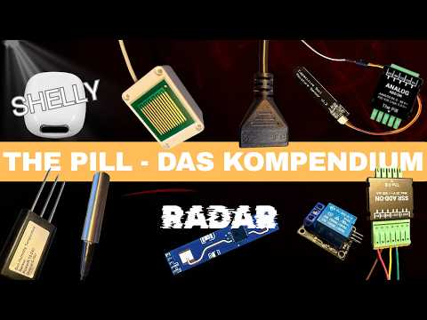 Hammer Shelly - Pill Kompendium - viele Sensoren / Addons / neues UART Feature (mit LD2410 Radar)