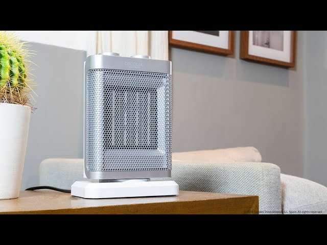 Chauffage électrique Cecotec Ready Warm 6100 Ceramic Rotate oscillation 1500W silencieux video