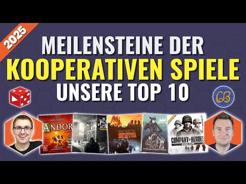Unsere Top 10 Meilensteine der KOOPERATIVEN BRETTSPIELE - Mit Matthias von CoBo