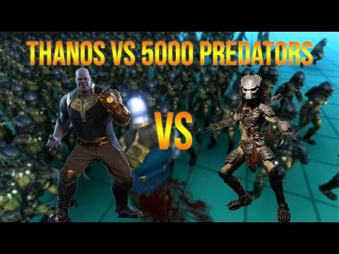 UEBS - Thanos VS 5000 Predators - No Commentary - Ultimate Epic Battle Simulator