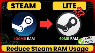 🚀Optimise Steam for Gaming | FIX High RAM Usage | Windows10/11 (Working 2025) ✅