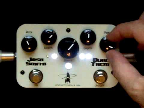 J. Rockett Josh Smith Dual Tremolo/Boost 2010s - white image 7