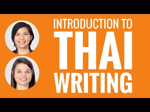 Introduction to Thai Writing