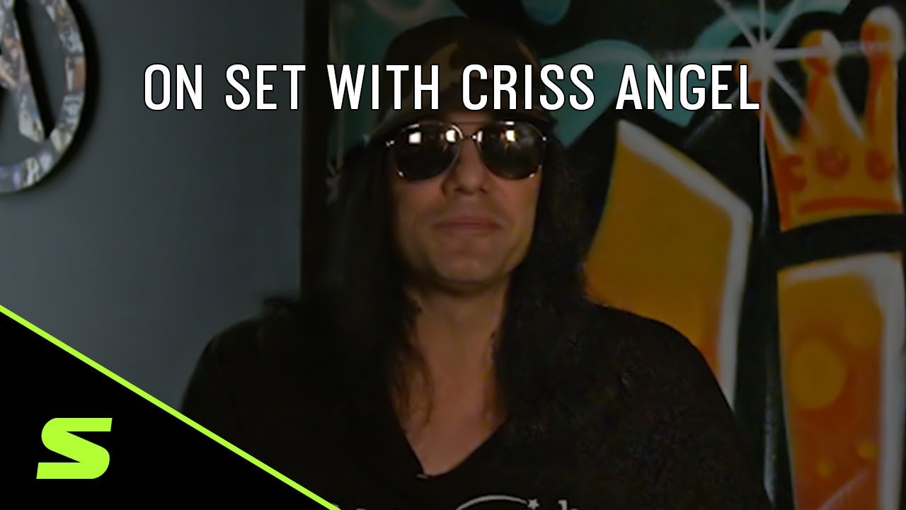 Shure On Set with Criss Angel