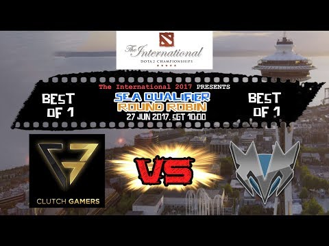 Clutch Gamers vs Mineski.GGNetwork The International 2017 Southeast Asia Qualifier
