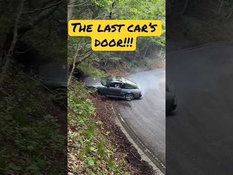 Real mountain drifting in Japan! #shorts #japan #cars #drift #extreme NOONE IS HURT!
