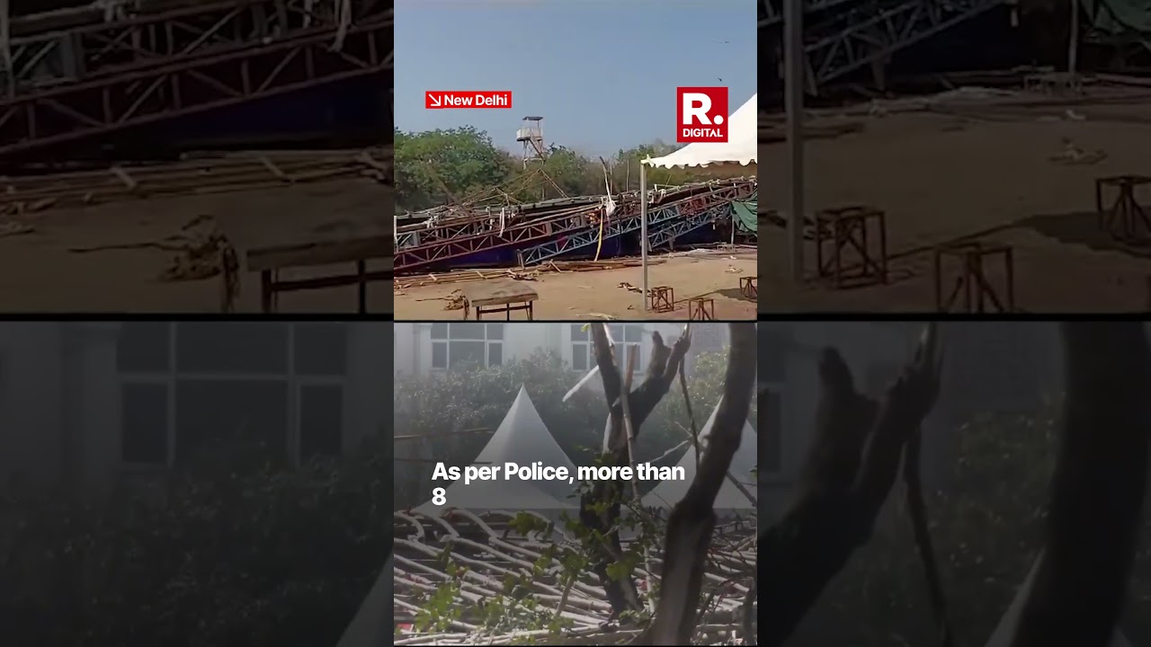 Temporary Structure Collapses Near Delhi’s JLN Stadium, 8 Injured