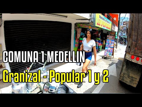 Barrios Granizal Popular 1 y 2😱 Comuna 1 Medellín