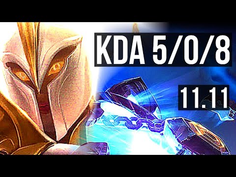 KAYLE vs XERATH (MID) | 5/0/8, 300+ games | EUW Master | v11.11