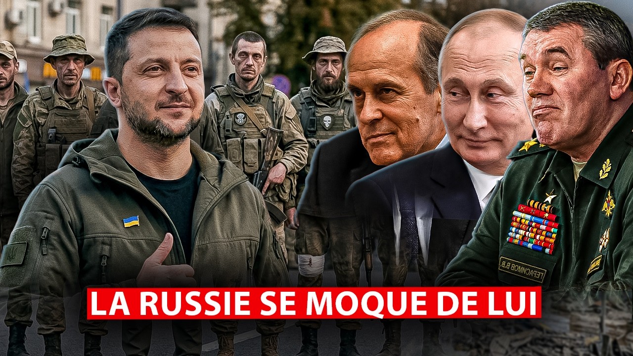 Zelensky présente ses mercenaires en Crimée, la résistance s'organise.