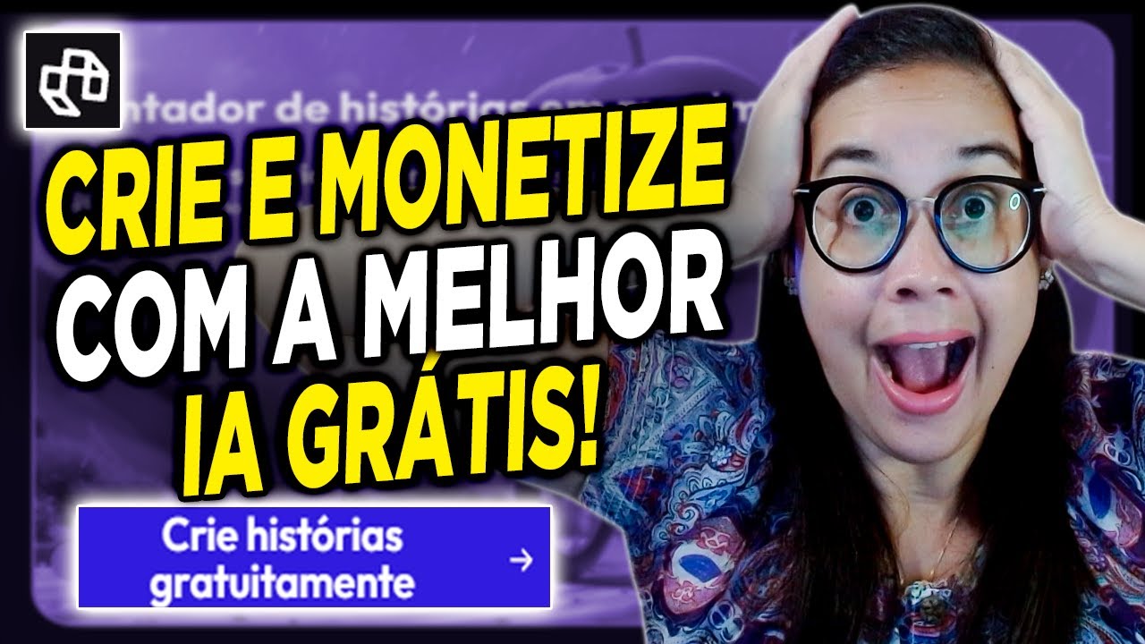 MELHOR FERRAMENTA de IA para CRIAR e MONETIZAR VÍDEOS no YOUTUBE GRÁTIS