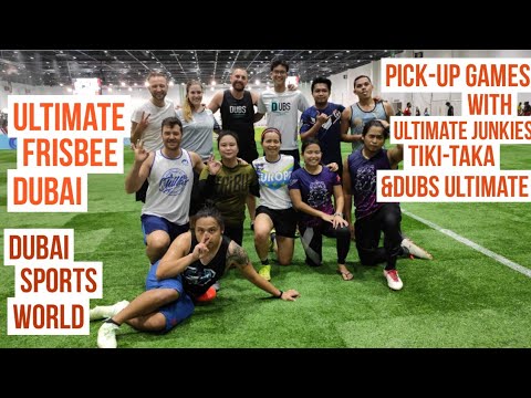 Frisbee Dubai (Ultimate Pick-up Game) UJ, Tiki-Taka & Dubs Ultimate