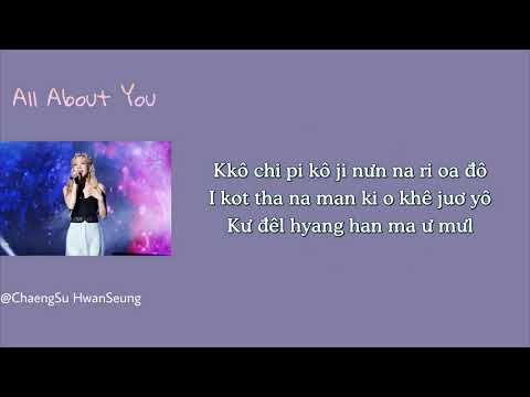 [Phiên âm tiếng Việt] All About You (A Poem Titled You) - Taeyeon (SNSD) (Hotel Del Luna OST Pt.3)