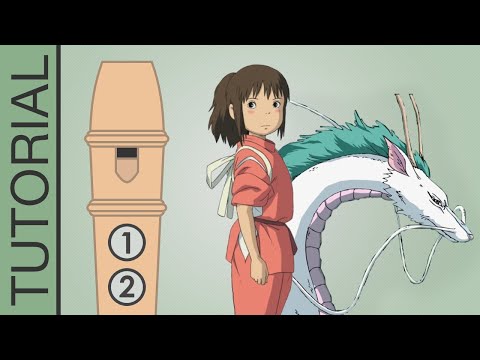 (Spirited Away) Always With Me - Recorder Flute Tutorial - Itsumo Nando Demo [ いつも何度でも ]