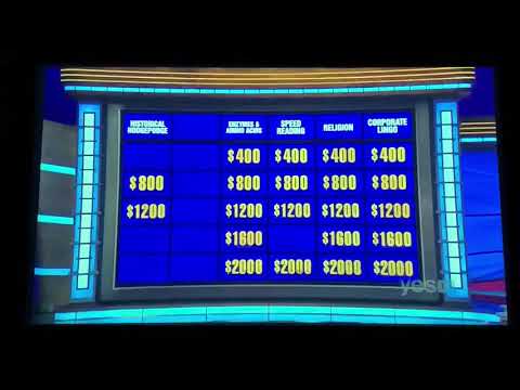 Double Jeopardy, Garrett Marcotte Day 2 - 3rd Daily Double (10/6/20)