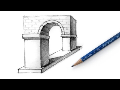 How to Draw the Arch Optical Illusion