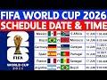 FIFA World Cup 2026 Schedule FIFA World Cup 2026 Fixtures World Cup 2026 Schedule