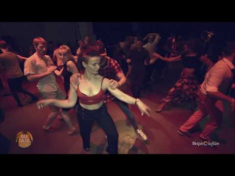 Fadi Fusion & Gosia social dancing at Riga Salsa Festival