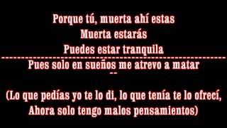 Disculpa Los Malos Pensamientos - Panda (Letra)