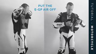 How To: Put Your Helite e-GP Air Track Vest On and Off