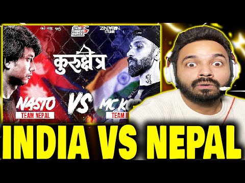 India 🇮🇳 Reaction On KURUKSHETRA NASTO VS MC KODE | NEPAL VS INDIA RAP BATTLE | GDX Reacts