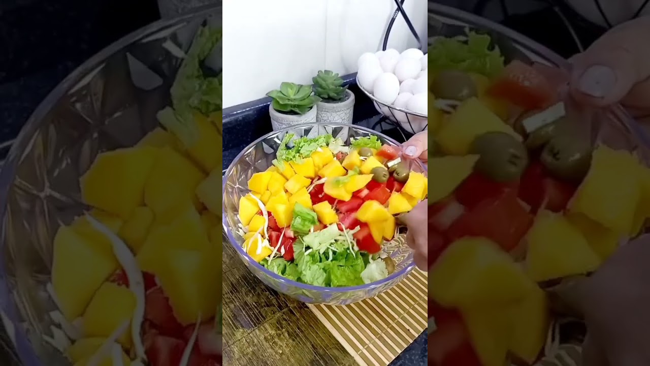 COMO FAZER SALADA TROPICAL PARA O NATAL 🎄