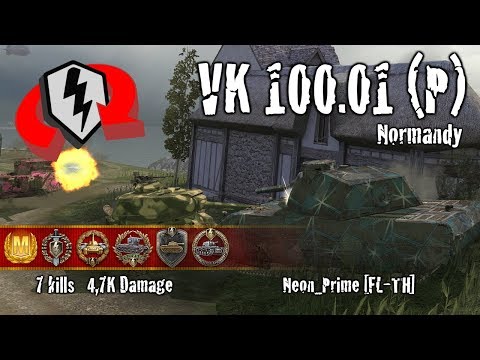 WoT Blitz VK 100.01 (P) - 7 Kills 4,7k Damage Replay