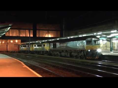 Failed 86s Dragged by Malcollm Rail 66434 on 4L81 Coatbridge - Tilbury at Carlisle 27/05/2013
