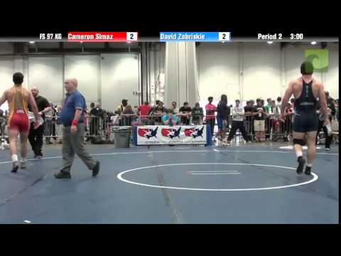 Mens FS FS 97 KG - Cameron Simaz vs. David Zabriskie