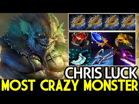 CHRIS LUCK [Slardar] Most Crazy Monster Destroy Broodmother Mid Dota 2