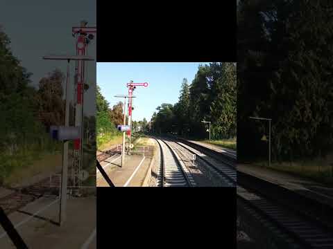 232-Sound pur: Die E-Bremse heult - Eibfahrt Überlingen Therme (Bodensee) #lokführer