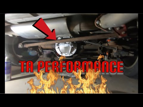 Installed a TA Performance rear differential cover on my WS6 Trans Am