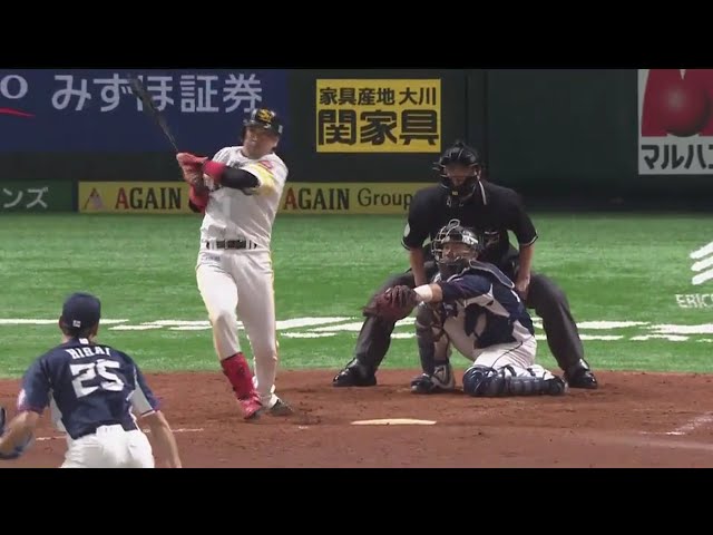 【5回裏】腕をたたんで捉えた!! ホークス・高谷の今シーズン第1号3ラン!! 2017/9/28 H-L