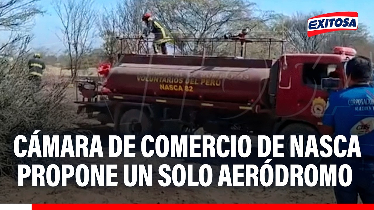 🔴🔵 Cámara de Comercio de Nasca propone un solo aeródromo para vuelos turísticos