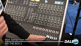 Video thumbnail for Dale Pro Audio - API THE BOX 2 at Winter NAMM 2019 by DaleProAudio