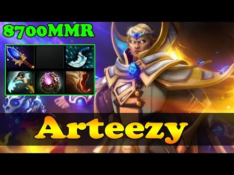 Arteezy 8700 MMR Plays Invoker Vol 6 - Ranked Match Gameplay - Dota 2