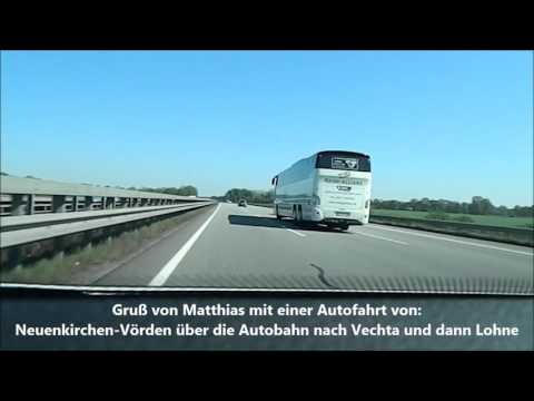 Jeffrey Jey  Wave Goodbye - Autobahnfahrt von Neuenkirchen-Vörden nach Vechta usw.