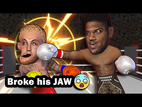 Anthony Joshua KOs Jake Paul & Breaks his jaw