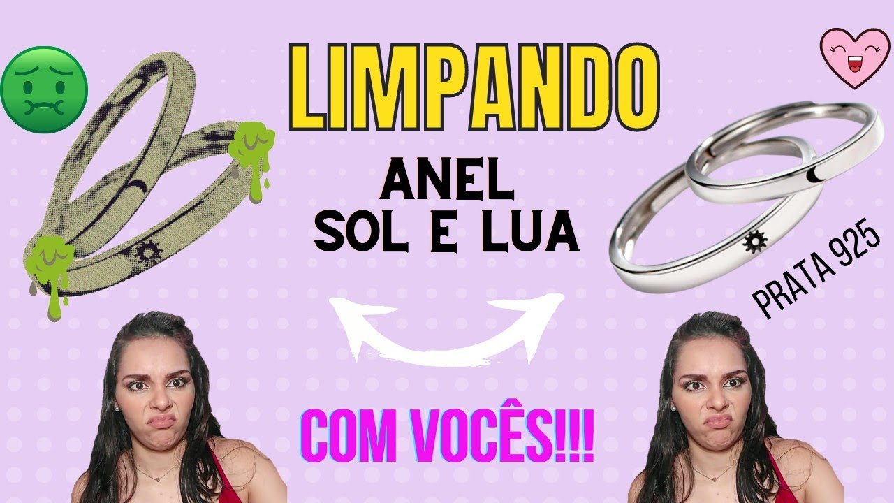 LIMPANDO ANEL SOL E LUA COM VOCÊS!! #shopeebrasil DEU RUIM 😩 SE INSCREVEE 😊👇🏻👇🏻