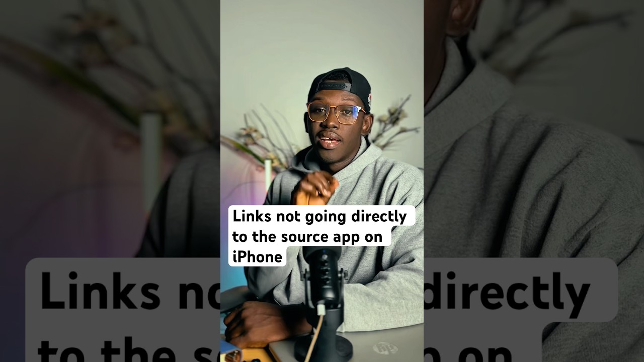 Links not going directly to the source app on iPhone