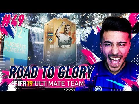 FIFA 19 ROAD TO GLORY #49 - OMG COMPLETING ICON SBC & FLASHBACK IBRA!