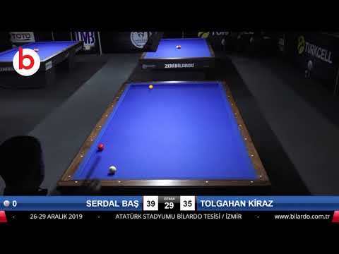 SERDAL BAŞ & TOLGAHAN KİRAZ Bilardo Maçı - 2019 TÜRKİYE ŞAMPİYONASI 3.ETAP-ELEME