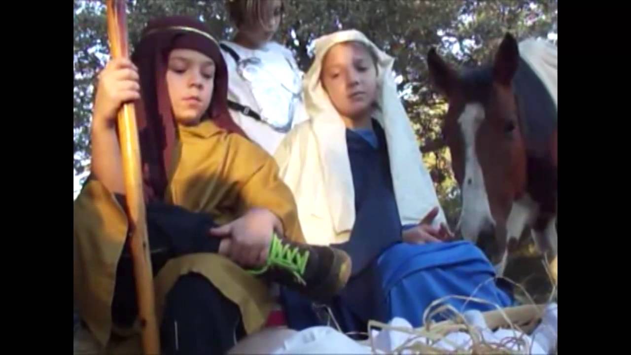 Story christmas statue month child solute everyone once The Christmas story as told by children