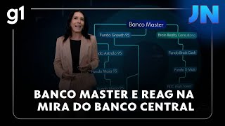 JN: Reag e Banco Master já estavam na mira do BC desde 2024; entenda investigação