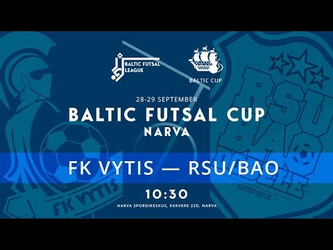 Baltic Futsal Cup. FK Vytis - RSU/BAO. Прямая трансляция РУС